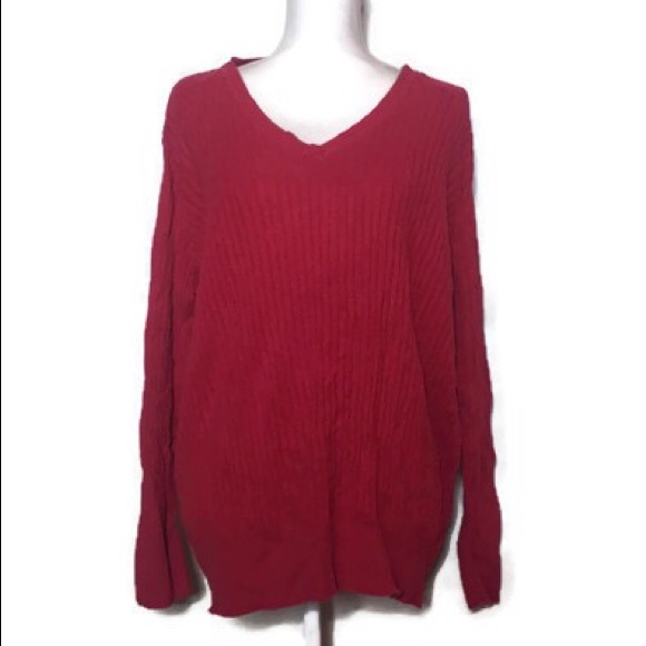 🔴Red long sleeve sweater - Picture 2 of 4